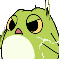 Super Saiyan Frog Sticker