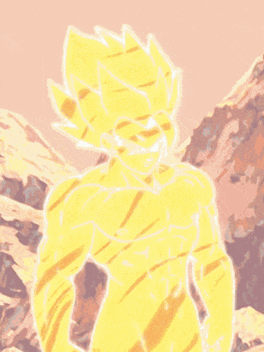 Super Saiyan God Goku And Super Saiyan God Vegeta Divine Warriors With Infinite Power GIF