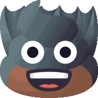 Superhero Poop Pile Of Poo Sticker