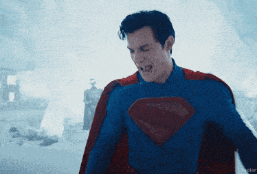 Superman Krypto Pull Cape GIF