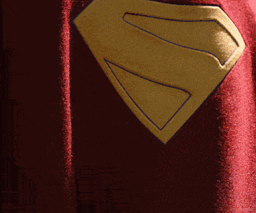 Superman Logo Cape GIF