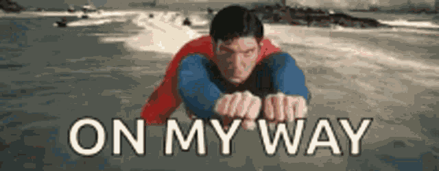 Superman Superhero GIF