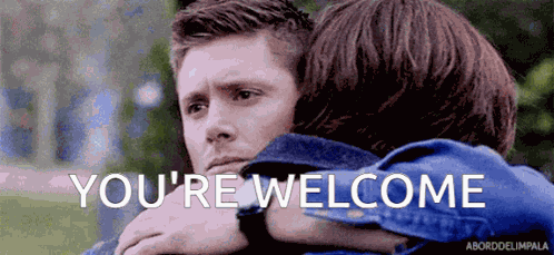 Supernatural You'Re Welcome GIF