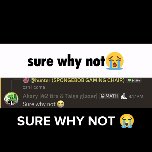 Sure Why Not GIF