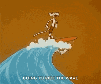 Surfing Wave GIF