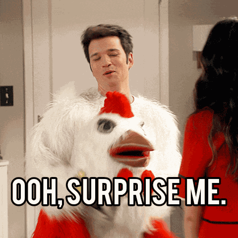 Surprise Nathan Kress GIF