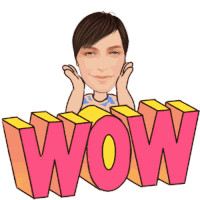 Surprised Funny Sticker