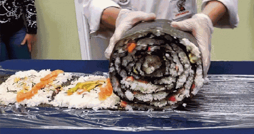 Sushi Roll Food GIF