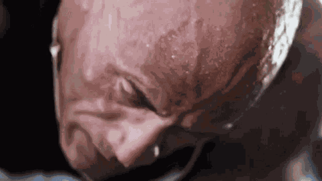 Sweating Dwayne Johnson GIF