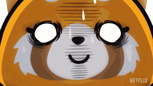 Sweating Retsuko GIF