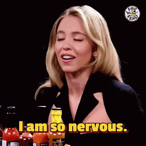 Sydney Sweeney Hot Ones GIF