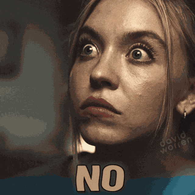 Sydney Sweeney No Way GIF