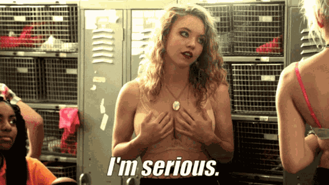 Sydney Sweeney Serious GIF