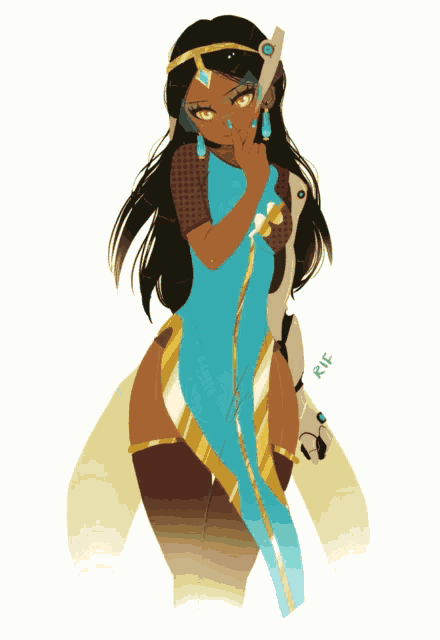 Symmetra Fanart GIF