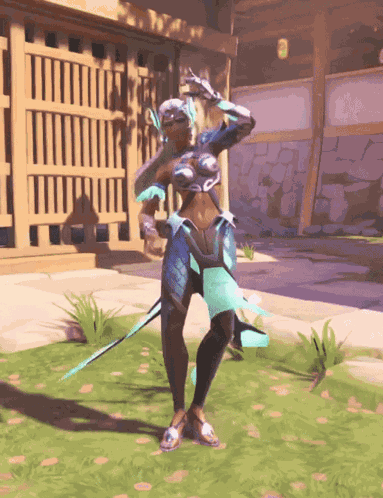 Symmetra Mermaid Symmetra GIF