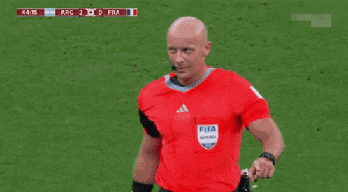 Szymon Marciniak Shut Up GIF