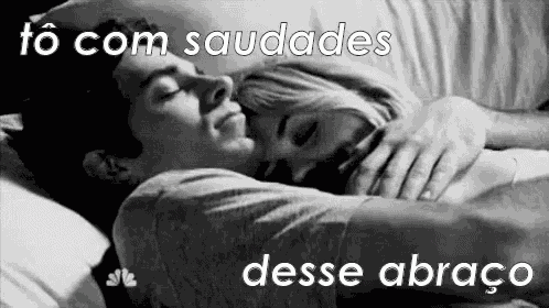Tôcomsaudades Abraço Dormirdeconchinha Casal Romance GIF