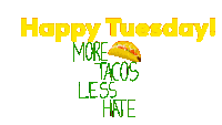 Taco Tuesday Happy Tuesday Sticker