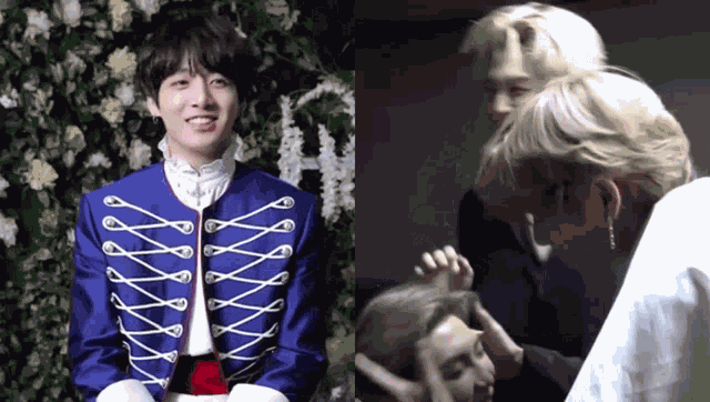 Taehyung Kissing Namjoon And Jungkook Taehyung Kissing Namtaekook GIF