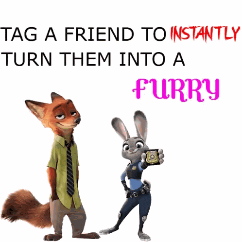 Tag A Friend To Instantly Turn Them Into A Furry Turn Into A Furry Meme