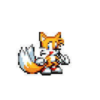 Tails Emote Happy Tails Sticker