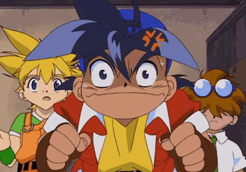 Takao Kinomiya Angry Bakuten Shoot Beyblade GIF