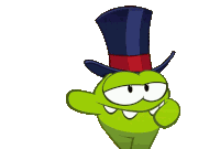 Take A Bow Om Nom Sticker