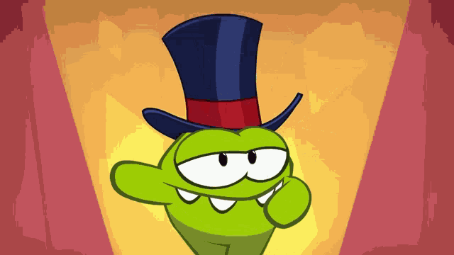 Take A Bow Om Nom GIF