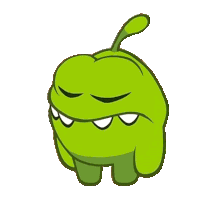 Take A Bow Om Nom Sticker