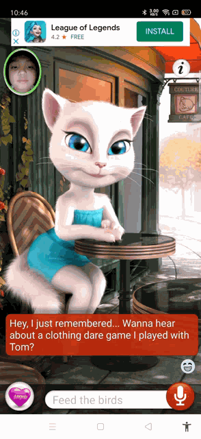 Talking Angela GIF
