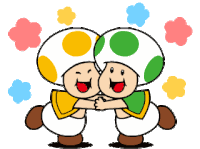 Talking Super Mario Animated Stickers Toad Sticker