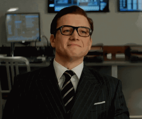 Taron Egerton Kingsman GIF