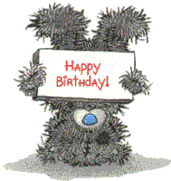 Tatty Teddy Bday Headstand Happy Birthday Sticker