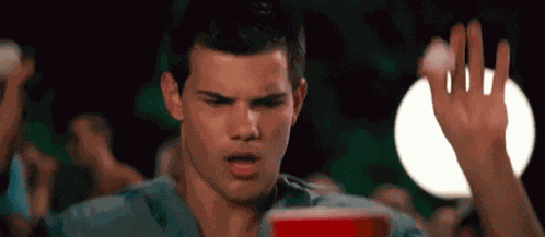 Taylor Lautner Ping Pong GIF