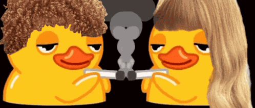 Tayspice Duck Smoking GIF