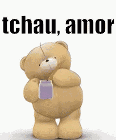 Tchau Amor / Beijos / Mandando Beijo / Tchauzinho // Ursinho De Pelúcia GIF