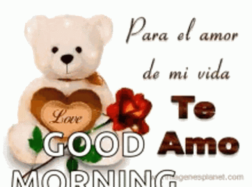 Te Amo Buenos Dias GIF