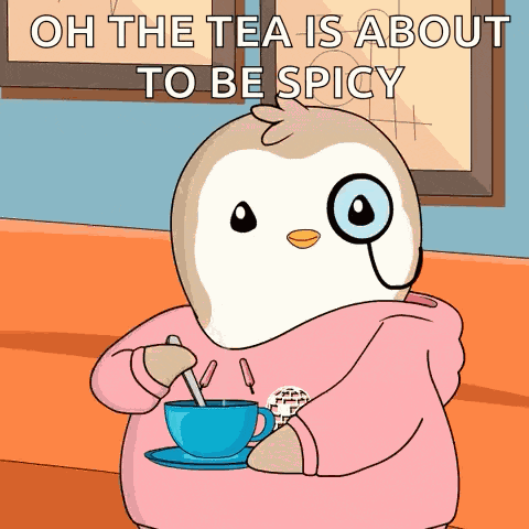 Tea Penguin GIF