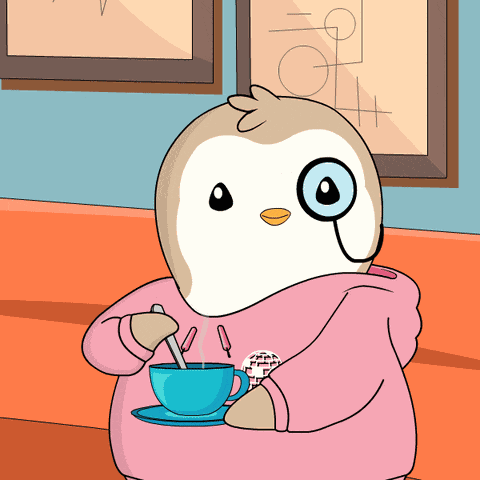 Tea Penguin GIF
