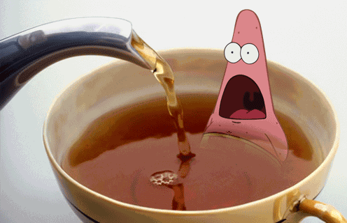Tea Spongebob GIF