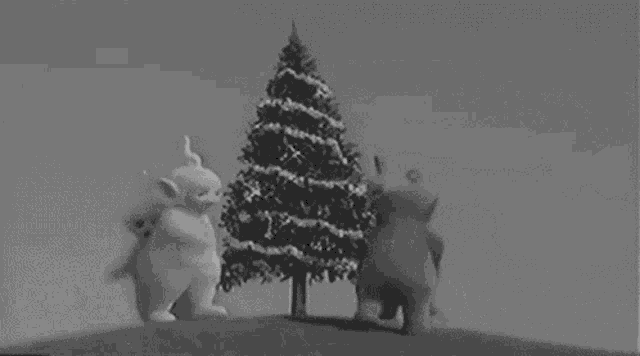 Teletubbies Christmas Tree GIF