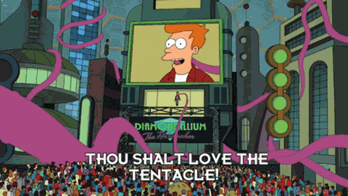 Tentacle Futurama GIF