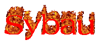 Text Fire Sticker
