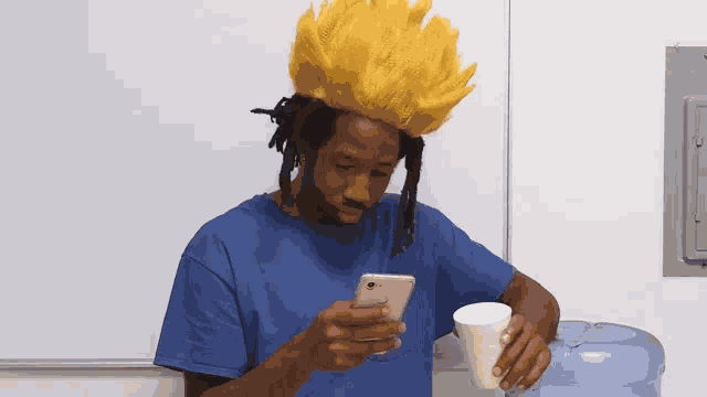 Texting Jabrils GIF