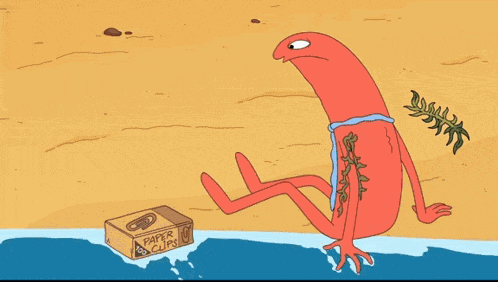 Thank God Finally Alan Smiling Friends GIF