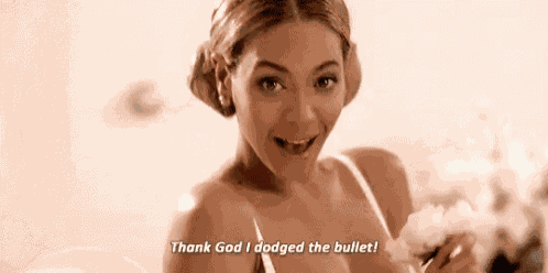 Thank God I Dodged The Bullet GIF