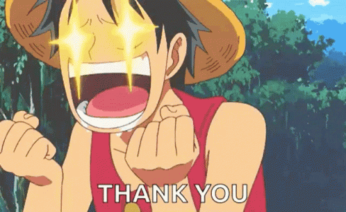 Thank Luffy GIF