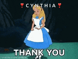 Thank You Alice In Wonderland GIF