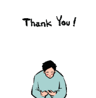 Thank You Asian Sticker