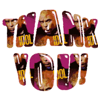 Thank You Billy Idol Sticker